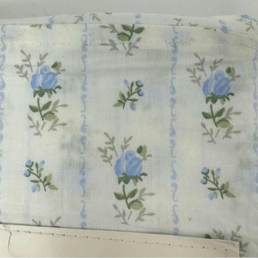 NWT Laura Ashley Twin Sheet Set Blue white floral Sweet Buds cottagecore New